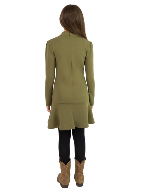 TH KIDS Lang&auml;rmeliges Kleid f&uuml;r M&auml;dchen Putting Gr&uuml;n - Kleider f&uuml;r kleine M&auml;dchen