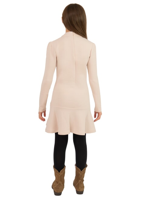 TH KIDS Lang&auml;rmeliges Kleid f&uuml;r M&auml;dchen Kaschmircreme - Kleider f&uuml;r kleine M&auml;dchen