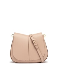 GIANNI CHIARINI HELENA ROUND Ledertasche mit doppeltem Schultergurt rosa Salz - Damentaschen - 2