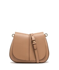 GIANNI CHIARINI HELENA ROUND Ledertasche mit doppeltem Schultergurt Ton - Damentaschen - 2