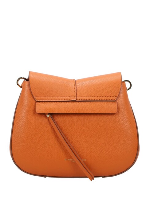 HELENA ROUND Ledertasche mit doppeltem Schultergurt w&uuml;rzen - Damentaschen