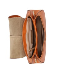 GIANNI CHIARINI HELENA ROUND Ledertasche mit doppeltem Schultergurt w&uuml;rzen - Damentaschen - 5