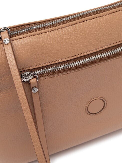 THREE Umh&auml;ngetasche aus Leder Ton - Damentaschen