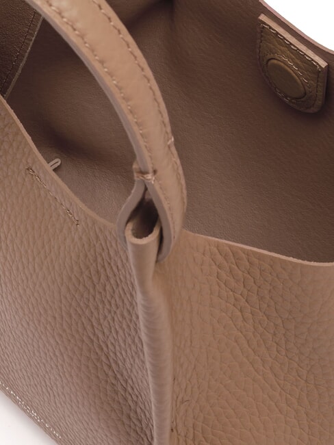 DUA Umh&auml;ngetasche aus Leder Ton - Damentaschen