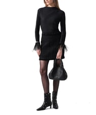 GIANNI CHIARINI DUA Umh&auml;ngetasche aus Leder Schwarz - Damentaschen - 5