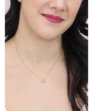 AMEN AMORE Halskette mit vierbl&auml;ttrigem Kleeblatt und Zirkonia - Halsketten