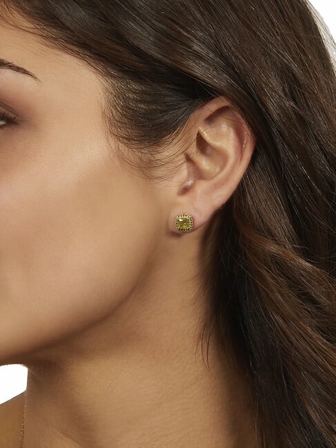 ICY DIAMONDS Quadratische Ohrh&auml;nger mit Zirkonia Gold - Ohrringe