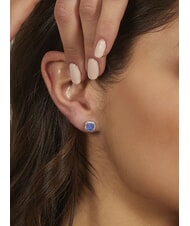 AMEN ICY DIAMONDS Quadratische Ohrh&auml;nger mit Zirkonia - Ohrringe