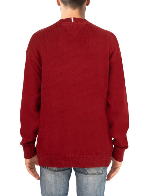 TH Baumwollpullover mit Rundhalsausschnitt und Logo Rouge/Desert Sky Monogramm - Herrenpullover
