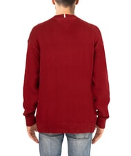 TOMMY HILFIGER TH Baumwollpullover mit Rundhalsausschnitt und Logo - Herrenpullover