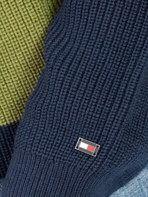 TH Pullover aus Wollmischgewebe mit Rundhalsausschnitt W&uuml;stenhimmel/Putting Green - Herrenpullover