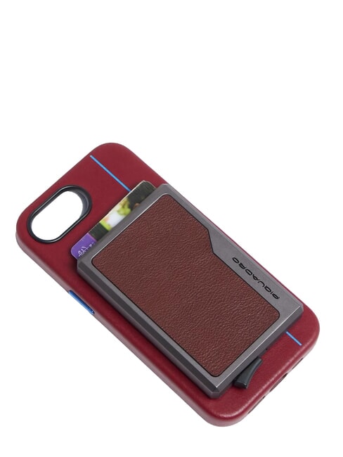 BLACK SQUARE Kartenhalter aus Leder und Aluminium LEDER - Brieftaschen Herren