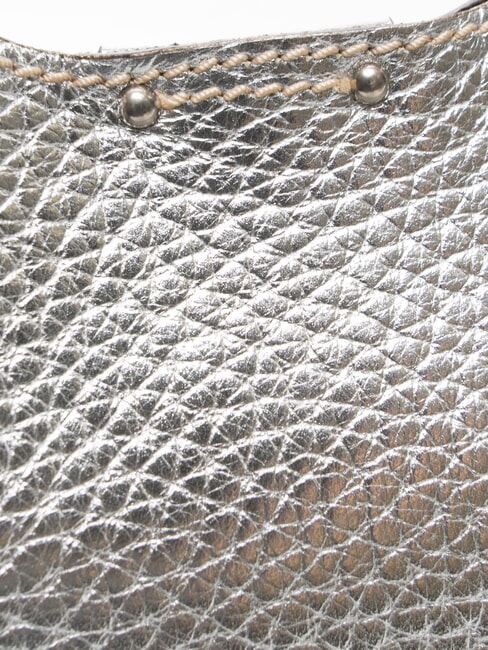 AURORA L Handtasche, mit Schultergurt silber-karamell - Damentaschen