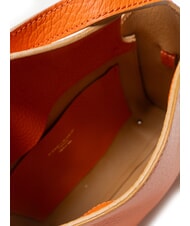 GIANNI CHIARINI PENELOPE Umh&auml;ngetasche aus Leder mit Schultergurt Korallen-Natur - Damentaschen - 4