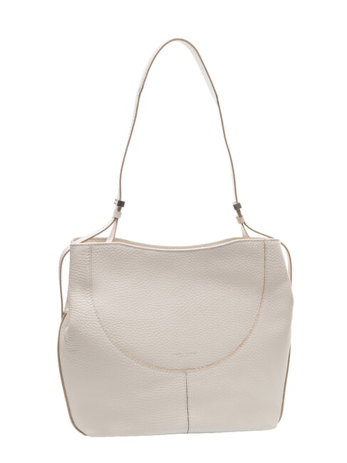 MINERVA Umh&auml;ngetasche aus Leder Sand - Damentaschen