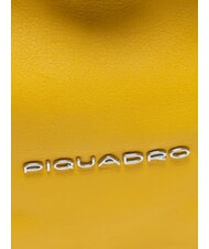 PIQUADRO CAMPIONARIO -  DAFNE  Leder-One-Shoulder-Schulter Gelb - Damentaschen - 3