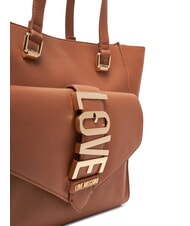 LOVE MOSCHINO LOVEBUG Schultertasche mit Fach Kamel - Damentaschen - 4