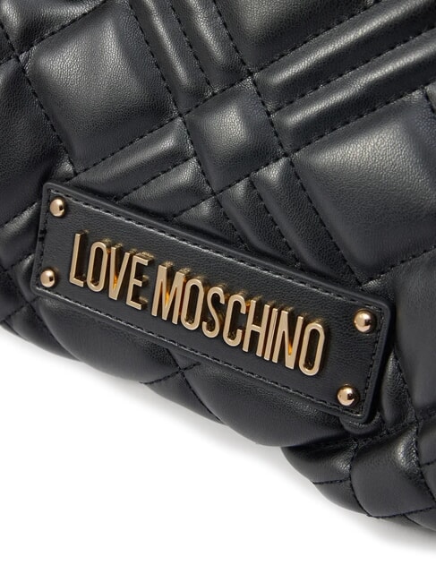 QUILTED Handtasche mit Schulterriemen Schwarz - Damentaschen