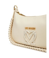 LOVE MOSCHINO BRAIDED Umh&auml;ngetasche Elfenbein - Damentaschen - 4