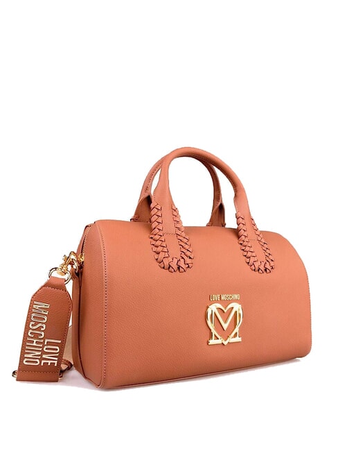 BRAIDED Schultertasche mit Schultergurt Kamel - Damentaschen