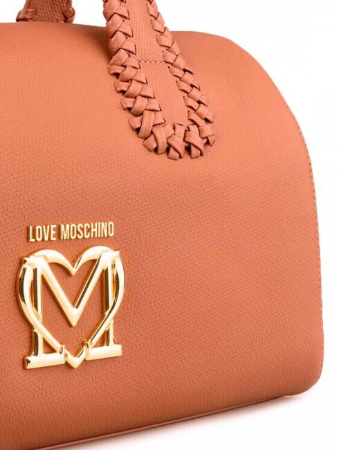 BRAIDED Schultertasche mit Schultergurt Kamel - Damentaschen