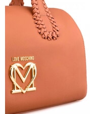 LOVE MOSCHINO BRAIDED Schultertasche mit Schultergurt Kamel - Damentaschen - 3