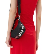 LOVE MOSCHINO GIANT Mini-Handtasche mit Schulterriemen Schwarz Schwarz - Damentaschen - 4