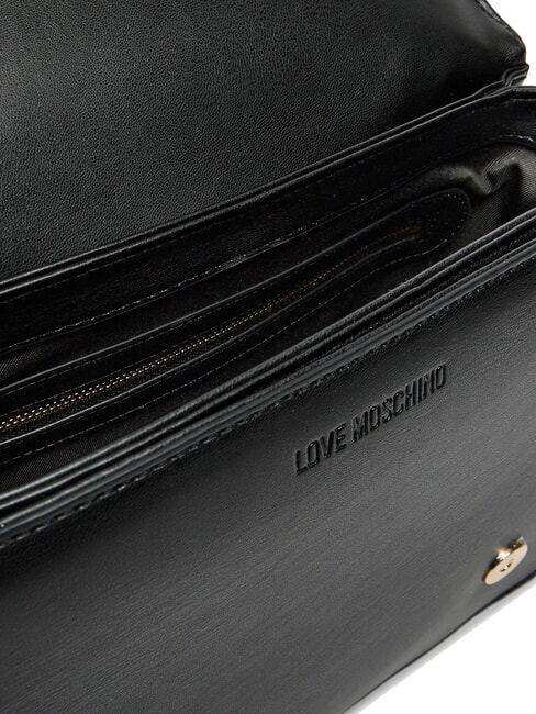 QUILTED Schultertasche, Umh&auml;ngetasche Schwarz - Damentaschen