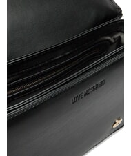 LOVE MOSCHINO QUILTED Schultertasche, Umh&auml;ngetasche Schwarz - Damentaschen - 5