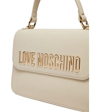 LOVE MOSCHINO BOLD LOVE Handtasche mit Schulterriemen Elfenbein - Damentaschen - 3