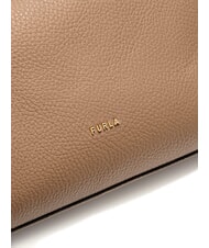 FURLA LARA Schultertasche aus Leder W&uuml;ste - Damentaschen - 4