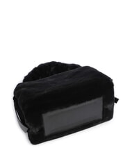 COCCINELLE BOHEME SYNTHETIC FUR Umh&auml;ngetasche Schwarz - Damentaschen - 4