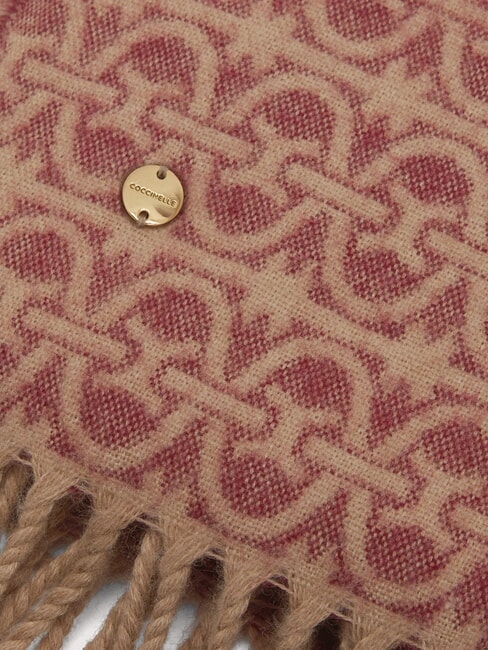 MONOGRAM WOOL Schal aus Wollmischung MULTICOL / TRAUBE - Schals