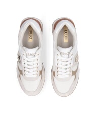 LIUJO AMAZING 43 Sneaker mit Eins&auml;tzen aus Mesh-Gewebe Wei&szlig; - Damenschuhe - 4