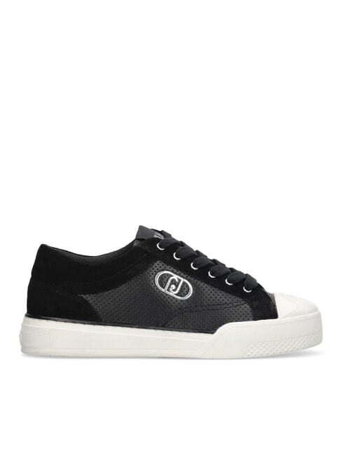 BENSON 01 mikroperforierte Sneaker Schwarz - Damenschuhe