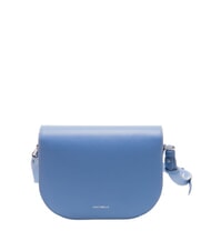 COCCINELLE DEW Kleine Schultertasche aus Leder Blau - Damentaschen - 4