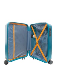 LESAC SLIDE Kabinenset + Medium und Large erweiterbar, extrem widerstandsf&auml;hig Malachitblau - Harte Trolleys - 2