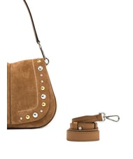 GIANNI CHIARINI HELENA ROUND Wildledertasche mit Doppelfunktion Karamell - Damentaschen - 3