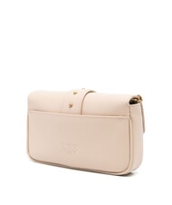 PINKO LOVE ONE POCKET Umh&auml;ngetasche aus Leder - Damentaschen