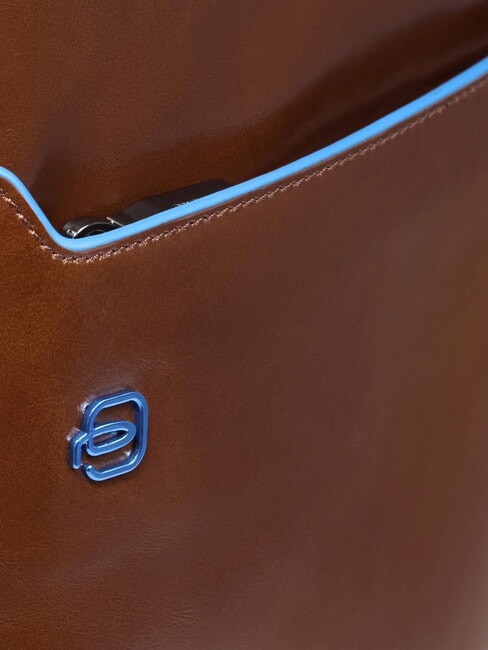 BLUE SQUARE Lederrucksack, 14-Zoll-Laptophalter BRAUN - PC-Rucks&auml;cke