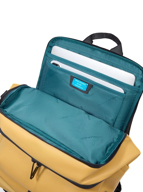 CORNER SPECIALE GOMMATO 15,6-Zoll-Laptop-Rucksack Gelb - PC-Rucks&auml;cke