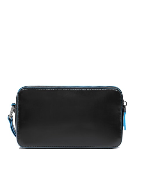BLUE SQUARE Clutch aus Leder Schwarz - Damentaschen