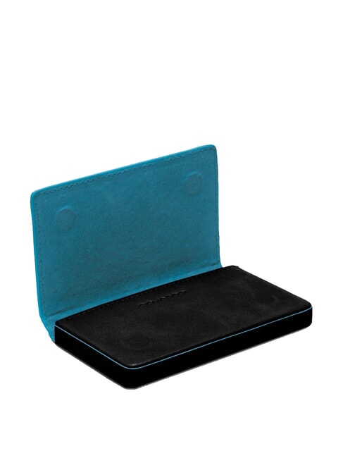 BLUE SQUARE Visitenkartenetui aus Leder Schwarz - Tablettmappe &amp; Organizer