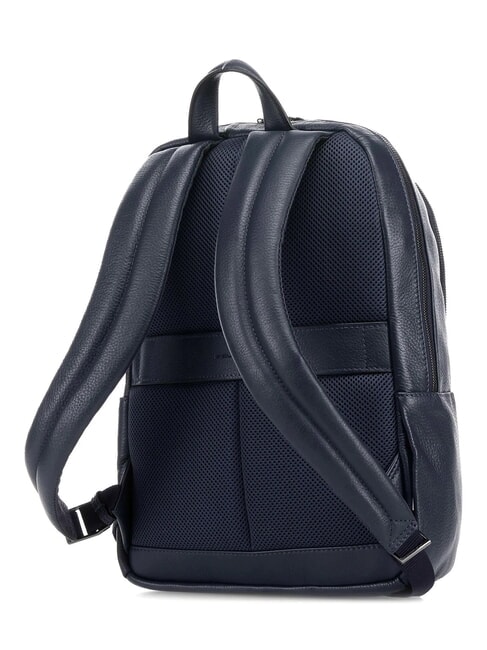 MODUS SPECIAL Lederrucksack f&uuml;r PC 14 " Blau - PC-Rucks&auml;cke