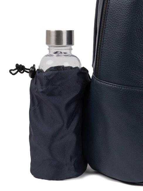 MODUS SPECIAL Lederrucksack f&uuml;r PC 14 " Blau - PC-Rucks&auml;cke