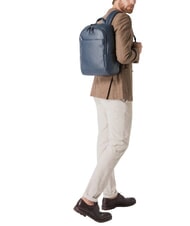 PIQUADRO MODUS SPECIAL Lederrucksack f&uuml;r PC 14 " Blau - PC-Rucks&auml;cke - 8