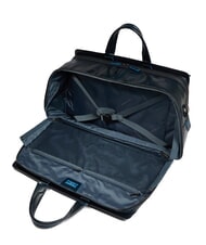 PIQUADRO BLUE SQUARE Reisetasche aus Leder Schwarz - Reisetaschen - 4