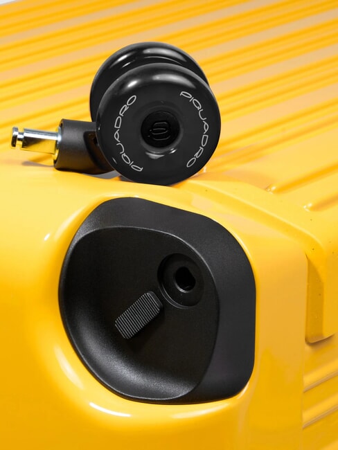 POP Gro&szlig;er Einkaufswagen Gelb - Harte Trolleys