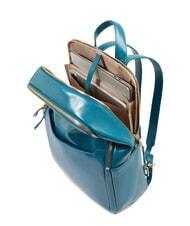 PIQUADRO BLUE SQUARE  14-Zoll-Laptop-Rucksack aus Leder Oktan 3 - PC-Rucks&auml;cke - 6