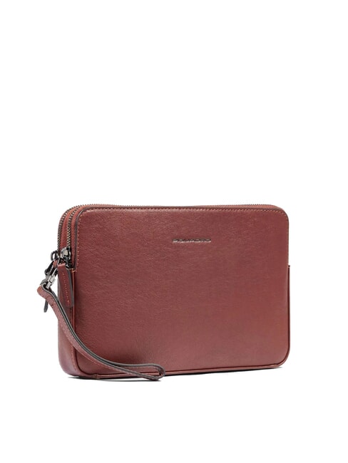 BLACK SQUARE Herren-Clutch aus Leder mit Handgelenkschlaufe LEDER - Tablettmappe &amp; Organizer